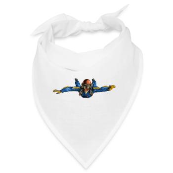 Skydiver - Bandana - Weiß - Vorne
