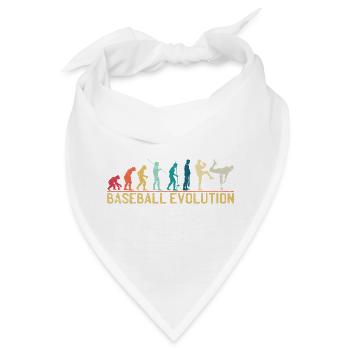 Baseball-Evolutions-Illustration - Bandana - Weiß - Vorne