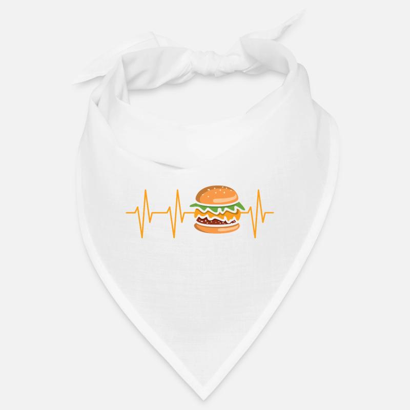 Burger Herzschlag Comic Bandana