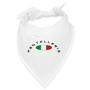 Pantelleria Italien Kapern  - Bandana - Weiß - Vorne