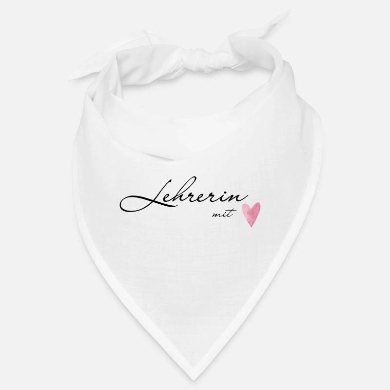 Enseignant avec cœur - idée cadeau pour enseignants Bandana
