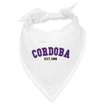 Córdoba, gegründet 1986 - Bandana - Weiß - Vorne