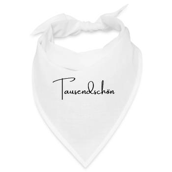 Tausendschön - Wortschätze, vergessene Wörter - Bandana - Weiß - Vorne