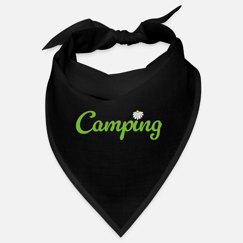 Citations de camping-campeur de fleurs de camping Vie estivale en van de loisir Bandana