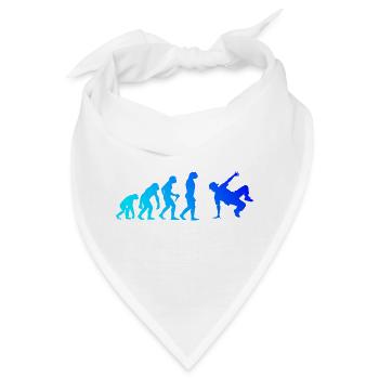 Geschenkidee für einen Hip-Hop-Tänzer mit Breaking - Bandana - Weiß - Vorne