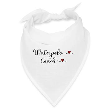 Wasserballtrainer mit Herzdesign - Bandana - Weiß - Vorne