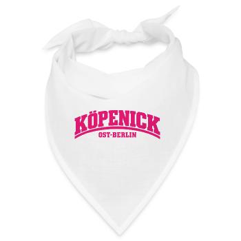 Köpenick - Ost-Berlin - Bezirk - Deutschland - Bandana - Weiß - Vorne