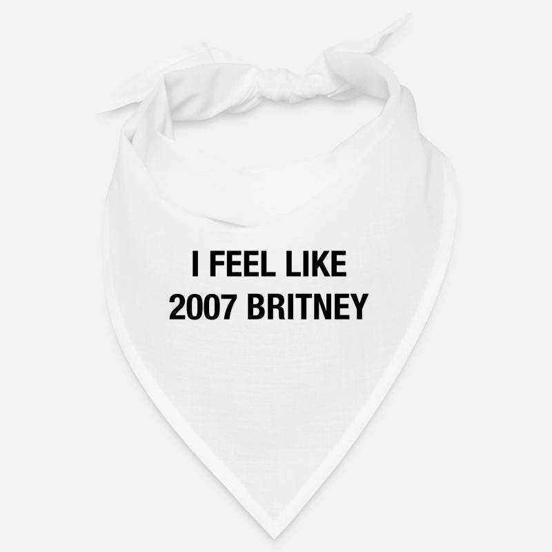 Je me sens comme Britney 2007 – Un t-shirt pop de l’an 2000 Bandana
