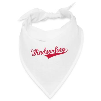 Windsurfen / Windsurfer / Windsurf / Windsurfing - Bandana - Weiß - Vorne