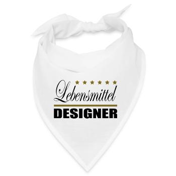 Lebensmittel Designer - Bandana - Weiß - Vorne