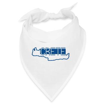 Kreta - Bandana - Weiß - Vorne