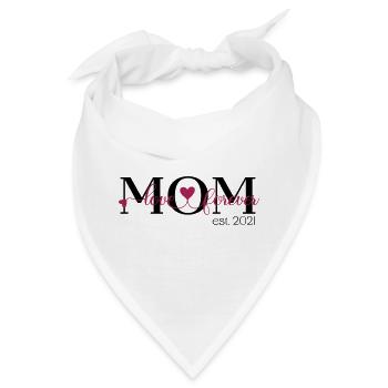 Mom - Bandana - Weiß - Vorne