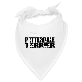 PATTERDALE TERRIER Jagdhund Jagdhunde Wilsigns - Bandana - Weiß - Vorne