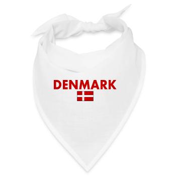 Dänemark - Bandana - Weiß - Vorne
