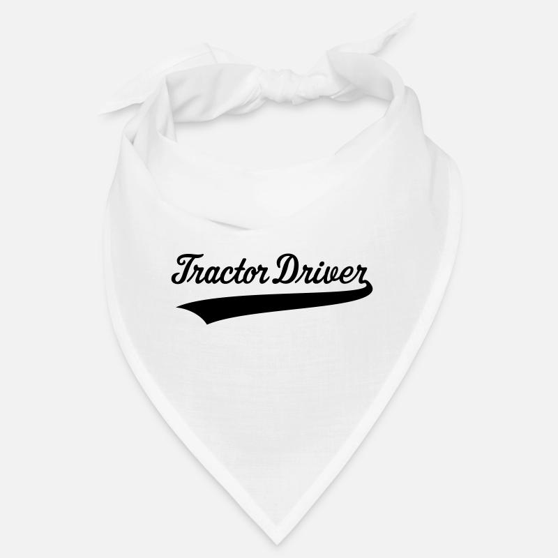 Tractor Driver – Lettering (Farmer / Black) Bandana