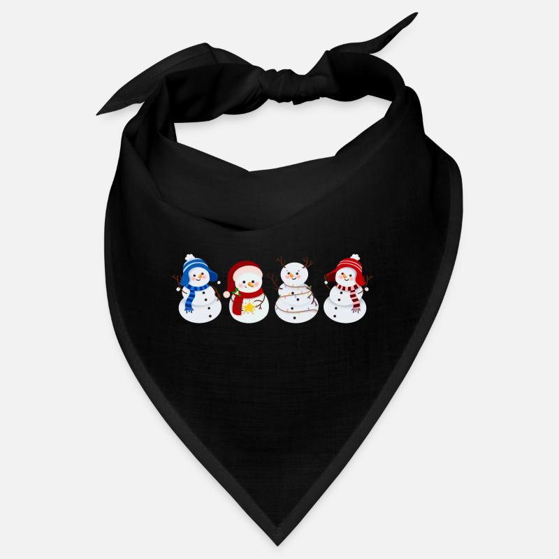 Schneemann. Weihnachtsgeschenk Bandana