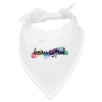 beautyful wunderschön - Bandana - Weiß - Vorne
