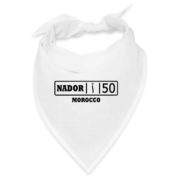 Nador kennzeichen ا 50 - Bandana - Weiß - Vorne