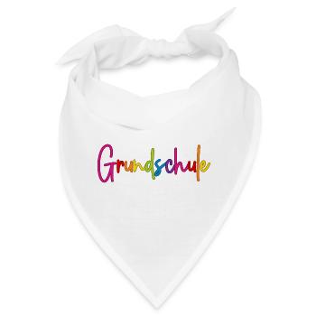 Grundschule - Bandana - Weiß - Vorne