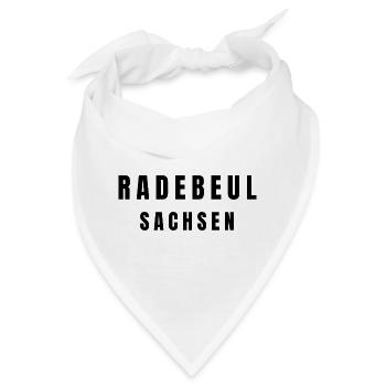 Radebeul Sachsen - Bandana - Weiß - Vorne