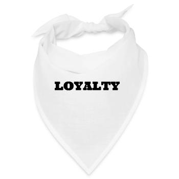 Loyalty - Bandana - Weiß - Vorne