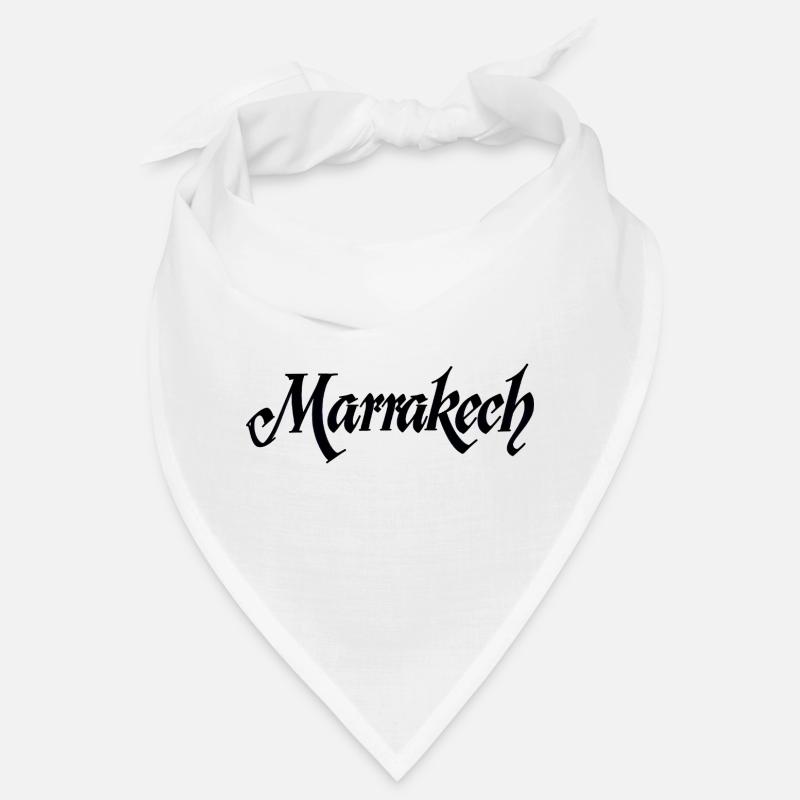 Marrakech Red City Wall Pattern Bandana