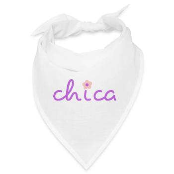 Chica-Blume - Bandana - Weiß - Vorne