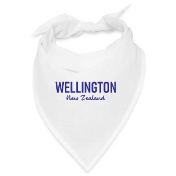 Wellington - New Zealand - Aotearoa - Neuseeland - Bandana - Weiß - Vorne