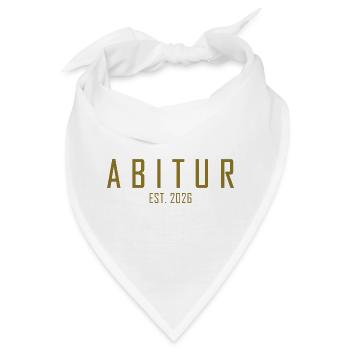 Abitur 2026 - Bandana - Weiß - Vorne