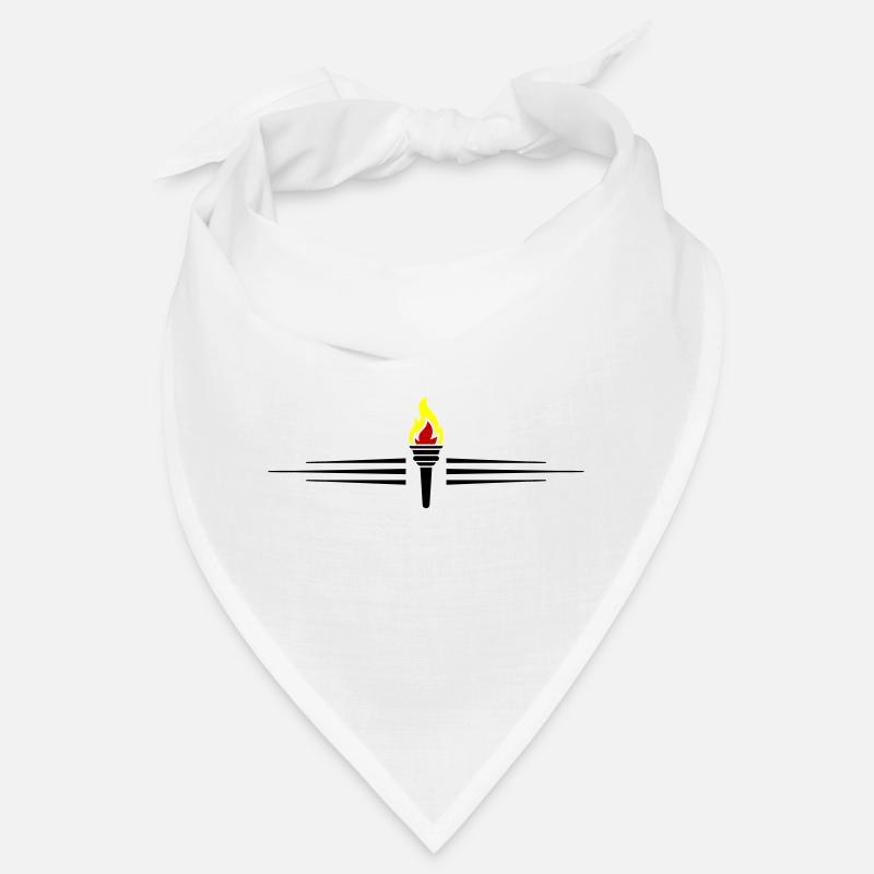 Torch Symbol Line Bandana