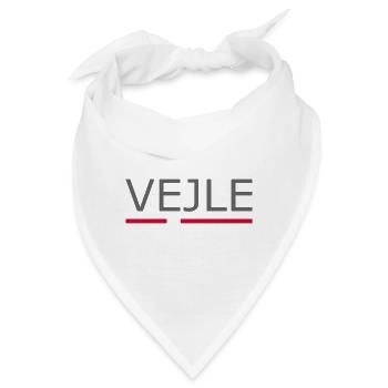 Vejle - Denmark Flag - Dänemark - Bandana - Weiß - Vorne