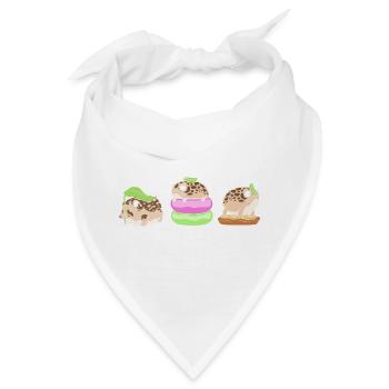 Frosch - Bandana - Weiß - Vorne