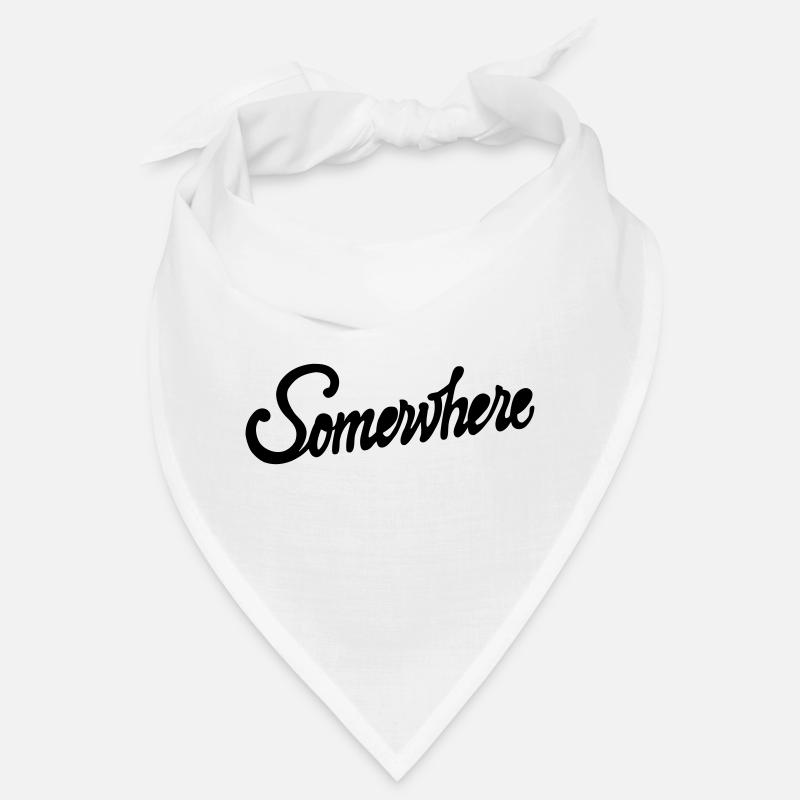 Somewhere Kalligrafie Handlettering Design Bandana