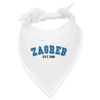 Zagreb gegründet 1986 - Bandana - Weiß - Vorne