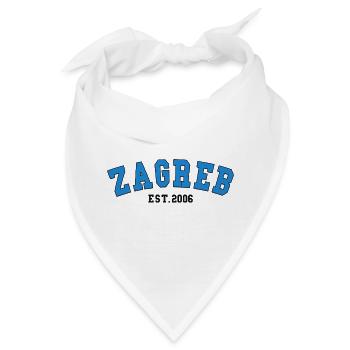 Zagreb gegründet 2006 - Bandana - Weiß - Vorne