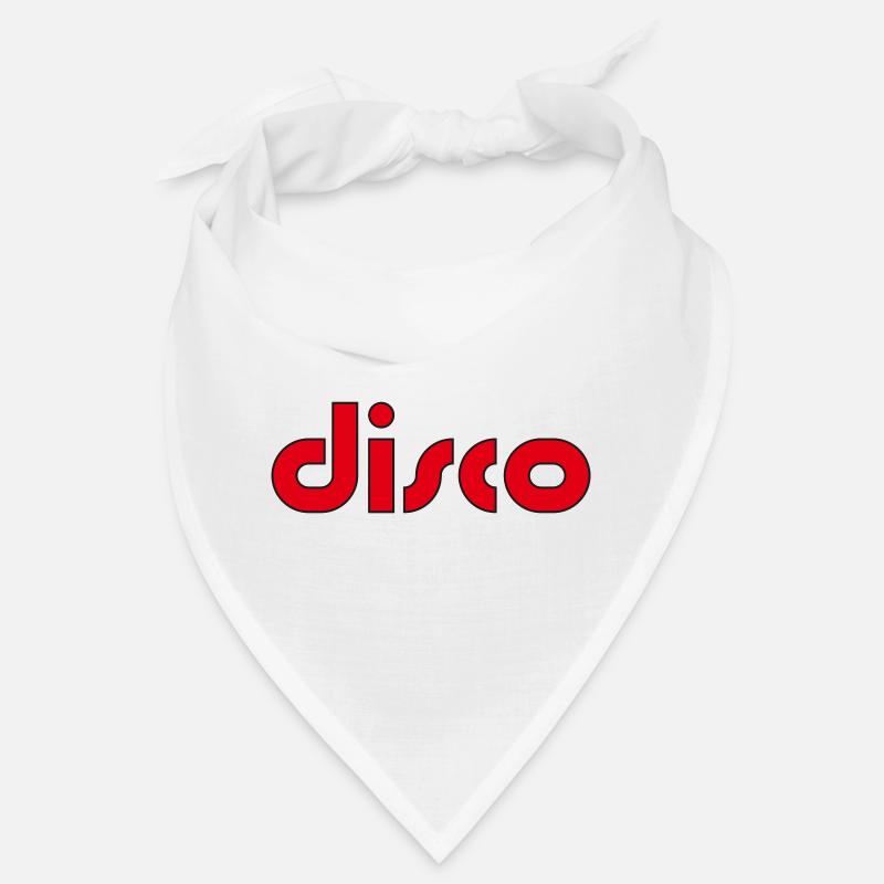 Disco Retro 80s - Bandana - Weiß