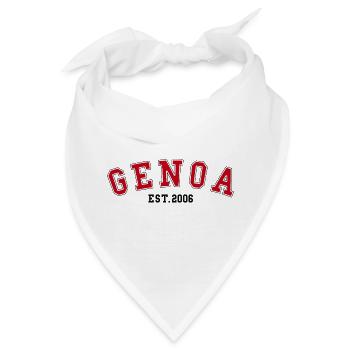 Genua gegründet 2006 - Bandana - Weiß - Vorne