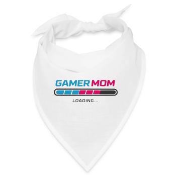 Gamer Mom Ladebalken - Bandana - Weiß - Vorne