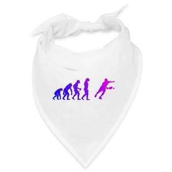 Pickleballers Geschenk für Pickleball Amateur Fans - Bandana - Weiß - Vorne