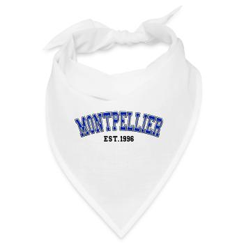 Montpellier gegründet 1996 - Bandana - Weiß - Vorne