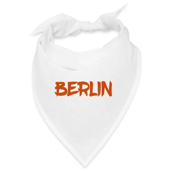 Berlin - Deutschland - Hauptstadt - Berliner Bär - Bandana - Weiß - Vorne