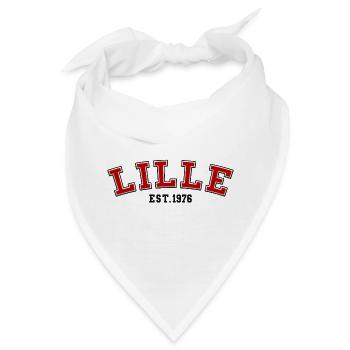 Lille gegründet 1976 - Bandana - Weiß - Vorne