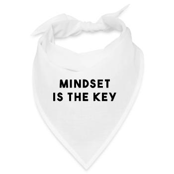 Mindset Key - Bandana - Weiß - Vorne