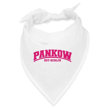 Pankow - Ost-Berlin - Bezirk - Deutschland - Bandana - Weiß - Vorne