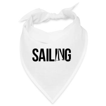 sailing segeln - Bandana - Weiß - Vorne