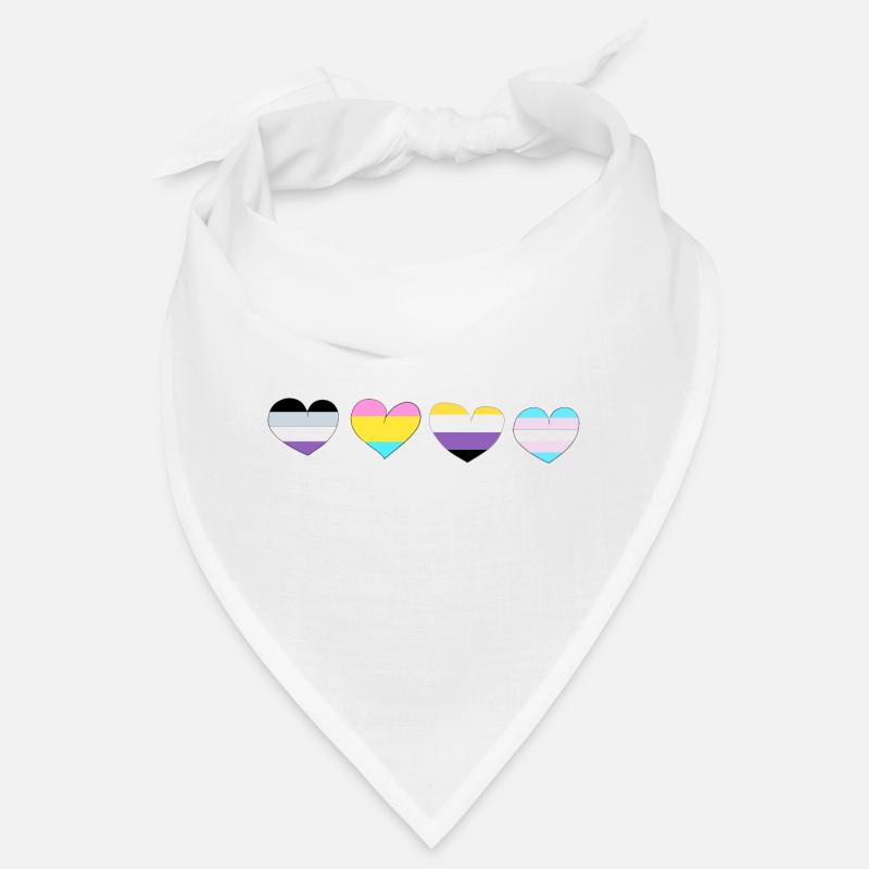 LGBT Pride - Bandana - blanc