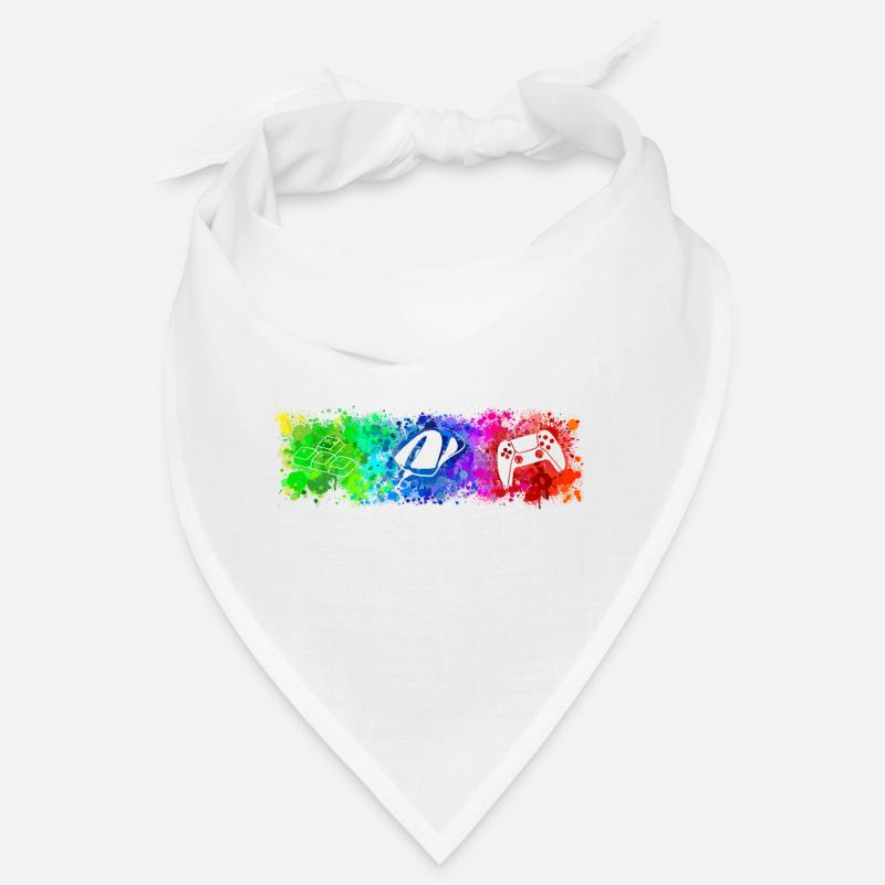 WASD Mouse Controller Rainbow Bandana