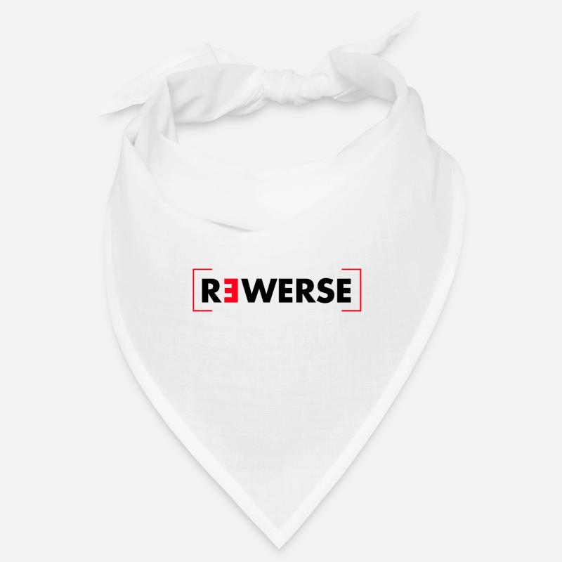 Reverse lettering Bandana