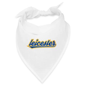 Leicester Script Swoosh auf Kleidung - Bandana - Weiß - Vorne