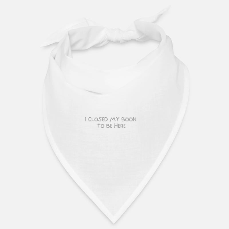 Booklover - Bandana - Weiß
